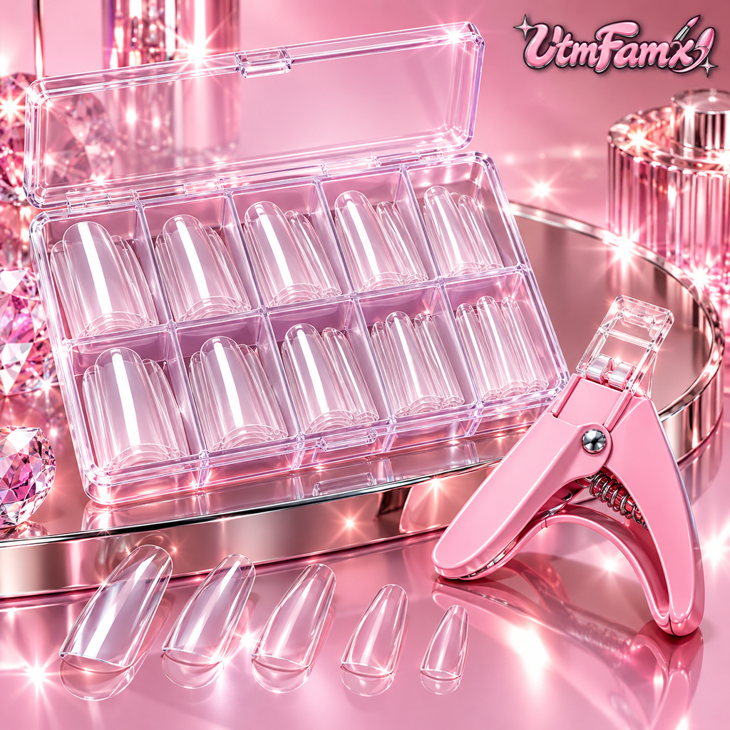 UtmFamx™ Clear Nail Tip Extension Kit