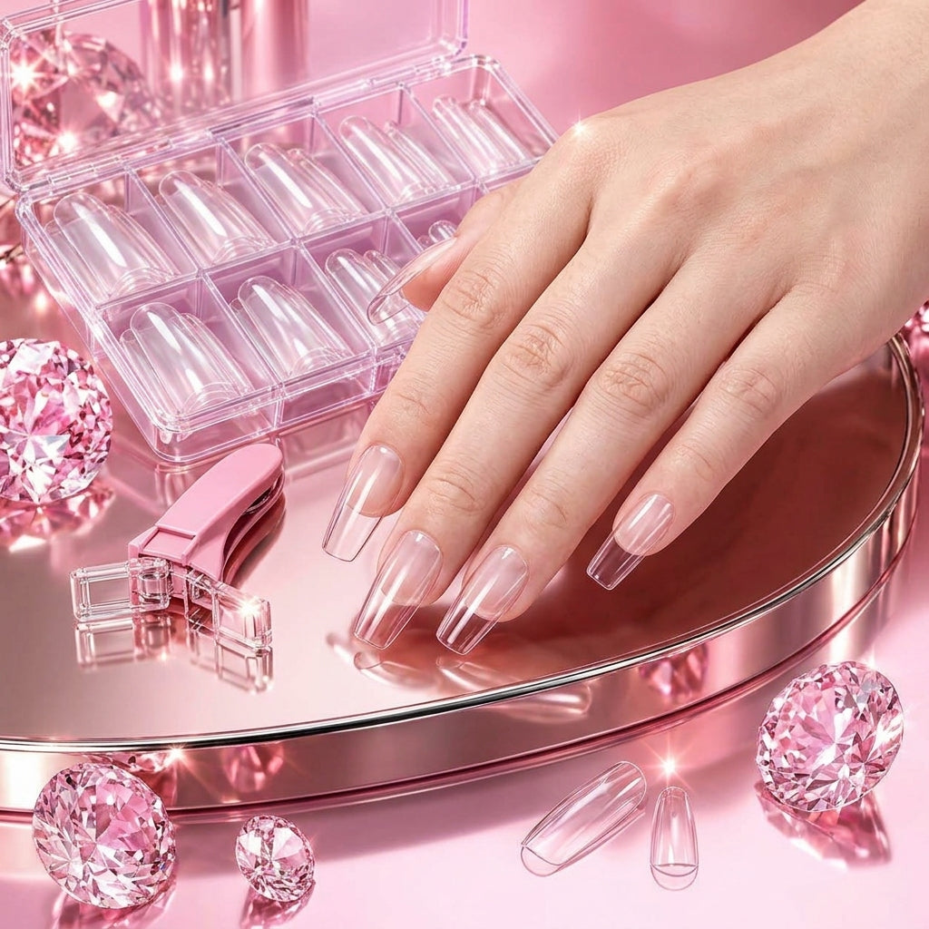 UtmFamx™ Clear Nail Tip Extension Kit