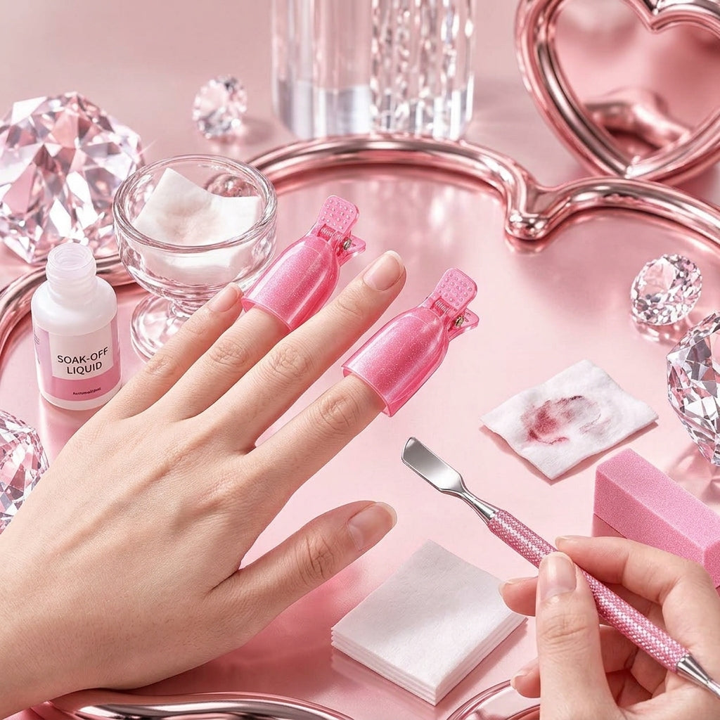UtmFamx™ Gel Polish Removal Clip Kit