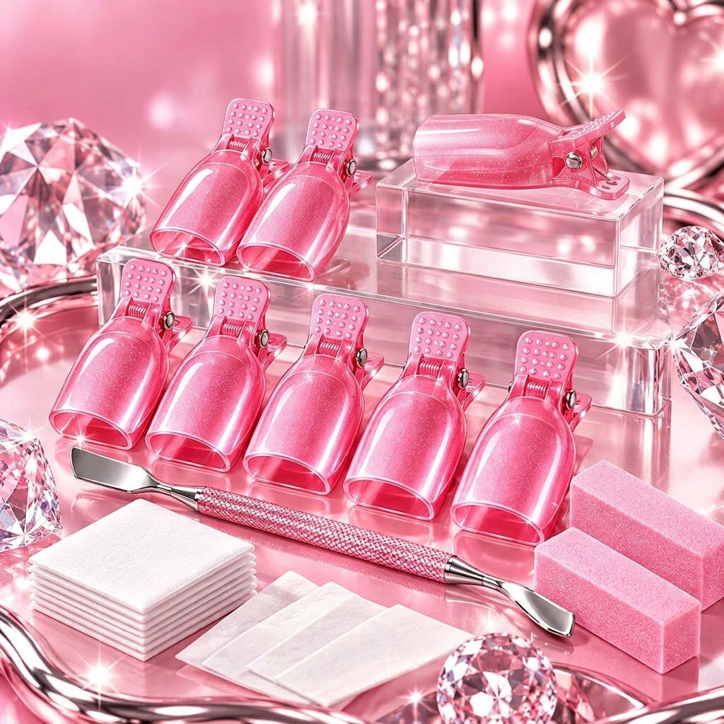 UtmFamx™ Gel Polish Removal Clip Kit