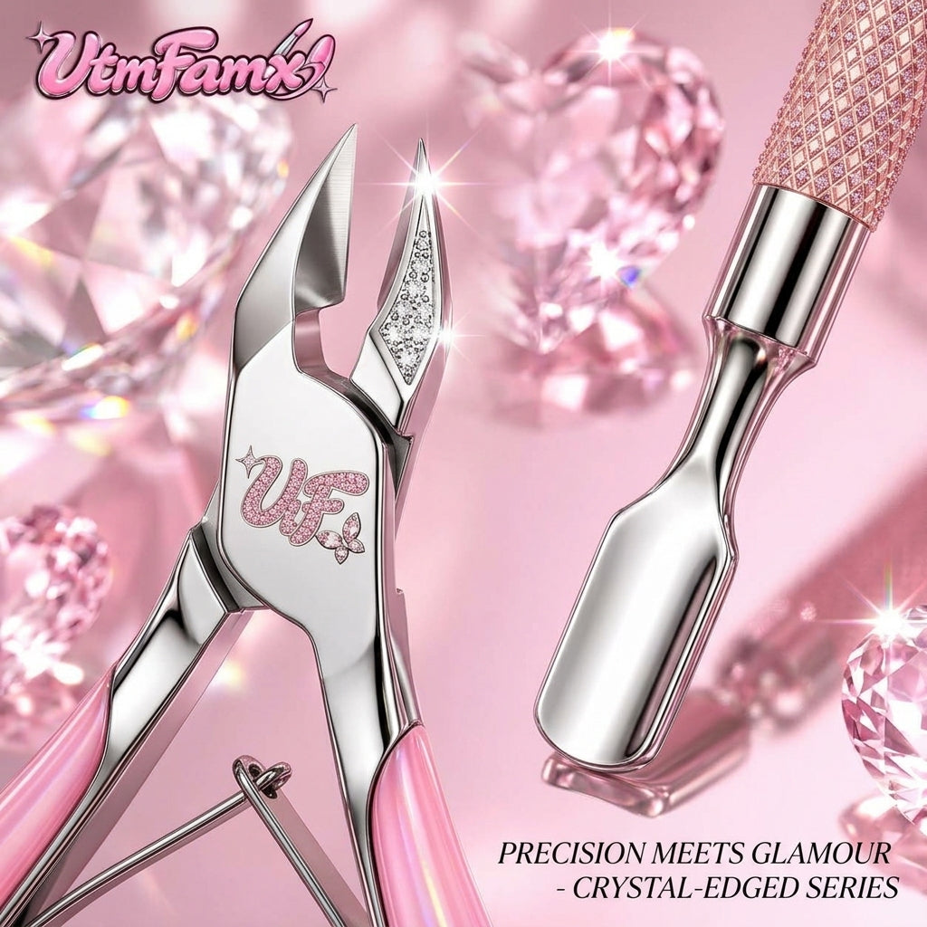 UtmFamx™ Precision Cuticle Nipper & Pusher Set